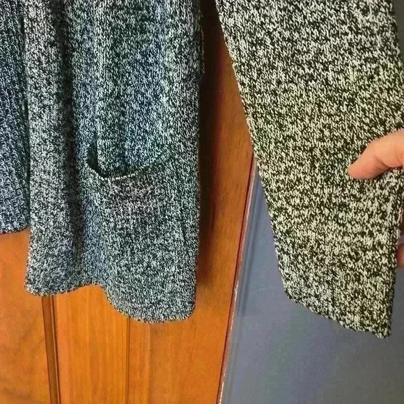 Grey/Black Cardigan With Buttons - Picture 4 of 7